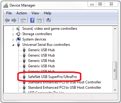 sentinel hardlock device driver for windows 10 x64